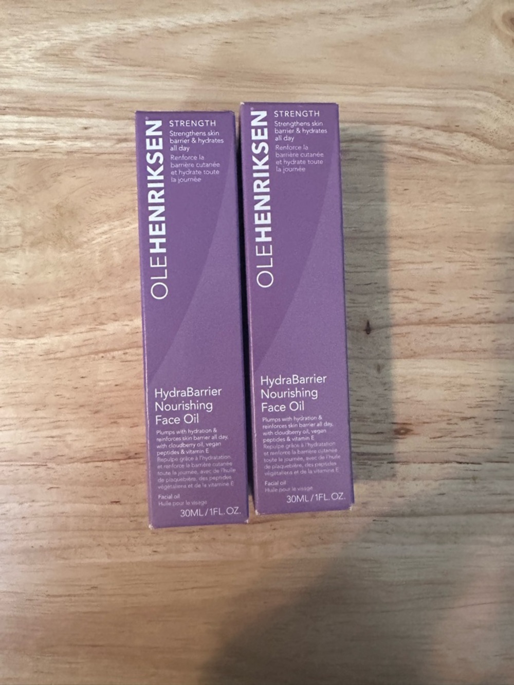 Ole Henriksen HydraBarrier Nourishing Face Oil - Purple Packaging